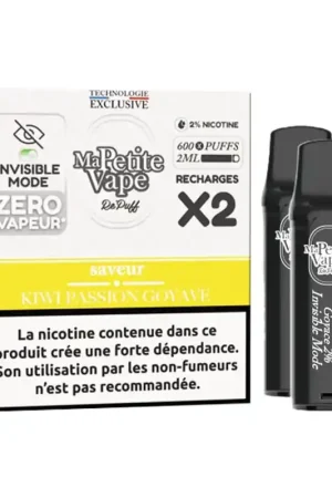 Cartouches RePuff Smokeless Kiwi Passion Goyave - Ma Petite Vape Top Vente
