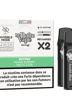 Produit De Marque Cartouches RePuff Smokeless Menthe - Ma Petite Vape
