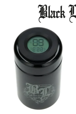 JARRE EN VERRE BLACK LEAF VIOLET 120ML AVEC INDICATEUR Offre Du Jour