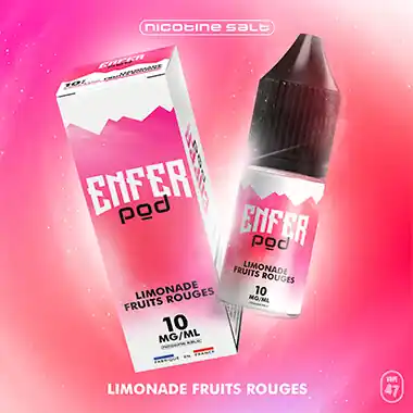 Limonade Fruits Rouges Salt - Enfer Pod Pas Cher