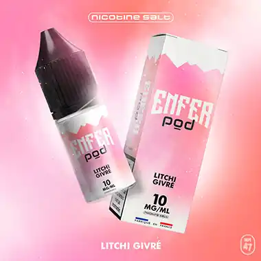 Litchi Givré Salt - Enfer Pod Achetez Aujourd’hui