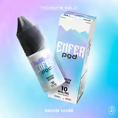 Vente Flash Raisin Givré Salt - Enfer Pod