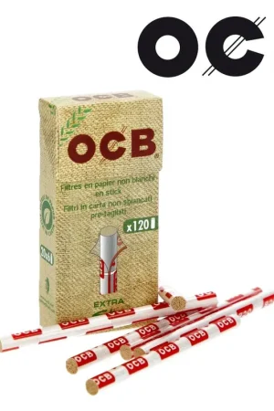 Quantité Limitée FILTRES OCB BIO EXTRA SLIM EN STICKS