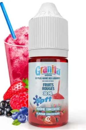 Vente Directe Arôme Concentré Fruits Rouges  Soft Granita