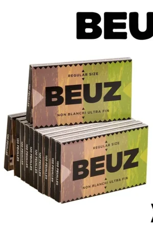 Prix Promo FEUILLES A ROULER BEUZ REGULAR BROWN X10