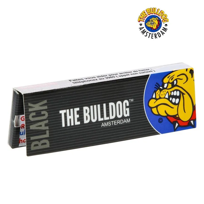 Remise FEUILLES A ROULER THE BULLDOG BLACK 1\\/4 + TIPS