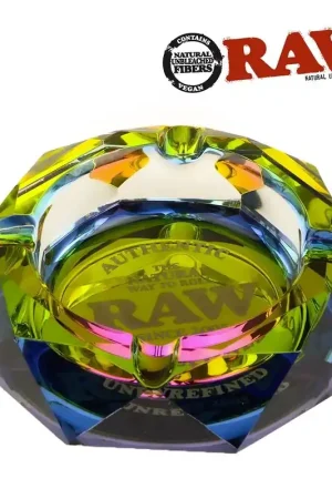 CENDRIER EN VERRE RAW RAINBOW Livraison Express