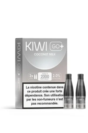 Achetez Aujourd’hui Cartouches Kiwi Go+ Coconut Milk - Kiwi Vapor