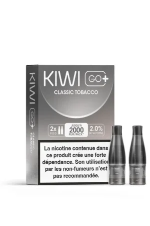 Prix Promo Cartouches Kiwi Go+ Classic Tobacco - Kiwi Vapor