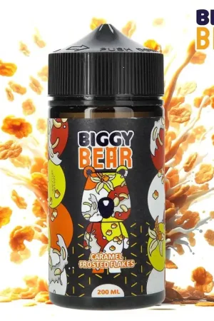 Nouvel Arrivage E-LIQUIDE BIGGY BEAR CARAMEL FROSTED FLAKES 200ML