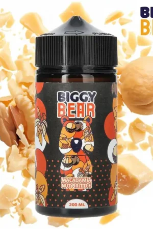 E-LIQUIDE BIGGY BEAR MACADAMIA NUT BRITTE 200ML Offre Exclusive