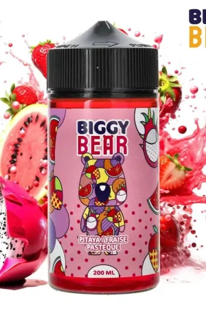 Prix Choc E-LIQUIDE BIGGY BEAR FRUIT DU DRAGON FRAISE PASTEQUE 200ML