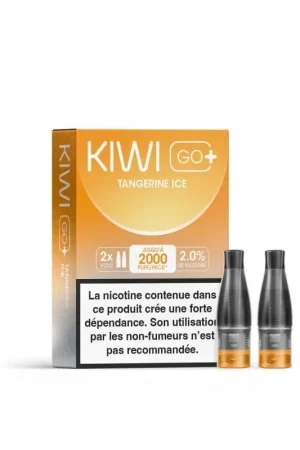 Cartouches Kiwi Go+ Tangerine Ice - Kiwi Vapor Prix Réduit