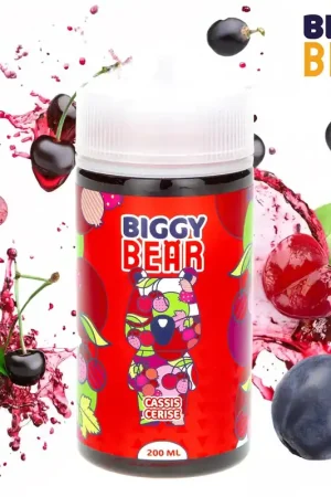 E-LIQUIDE BIGGY BEAR CASSIS CERISE 200ML Meilleure Vente