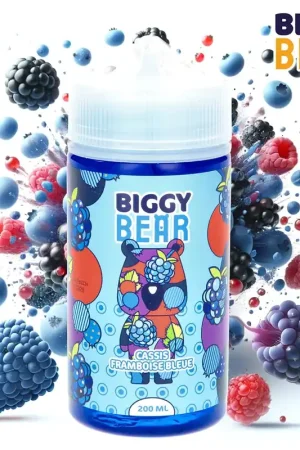E-LIQUIDE BIGGY BEAR CASSIS FRAMBOISE BLEUE 200ML Quantité Limitée