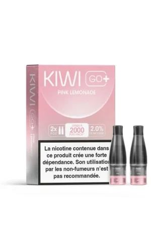 Cartouches Kiwi Go+ Pink Lemonade - Kiwi Vapor Certifié
