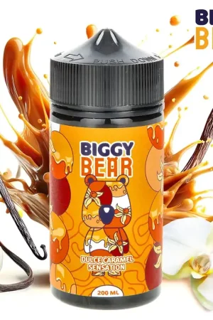 E-LIQUIDE BIGGY BEAR DULCE CARAMEL SENSATION 200ML Haute Qualité