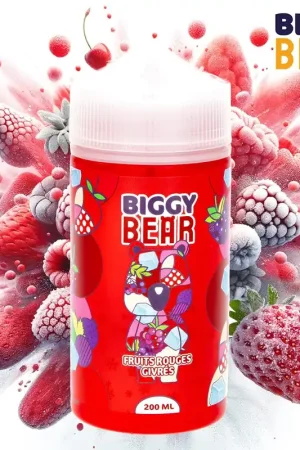 Expédition Rapide E-LIQUIDE BIGGY BEAR FRUITS ROUGES GIVRES 200ML
