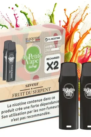 CARTOUCHE MA PETITE VAPE REPUFF FRUIT DU SERPENT 600 PUFFS Nouvel Arrivage
