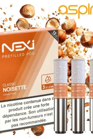 CARTOUCHE ASPIRE NEXI ONE NOISETTE PAR 3 Prix Choc