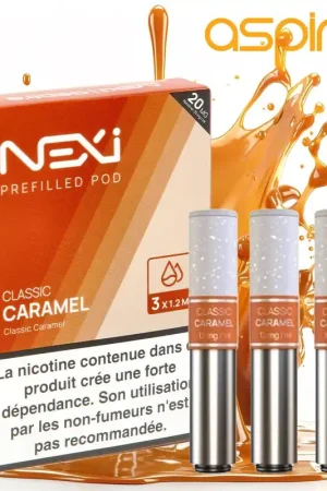 CARTOUCHE ASPIRE NEXI ONE CARAMEL PAR 3 Nouvelle Collection