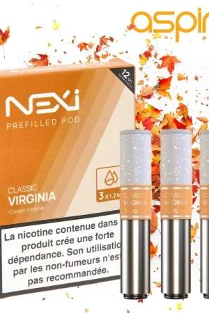 CARTOUCHE ASPIRE NEXI ONE VIRGINIA PAR 3 Bon Plan