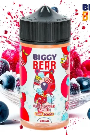 E-LIQUIDE BIGGY BEAR FRUITS ROUGES GIVRES LIGHT 200ML Must-Have