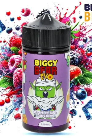 E-LIQUIDE BIGGY BEAR EVO FUSION DE BAIES SAUVAGES 200ML Expédition Rapide