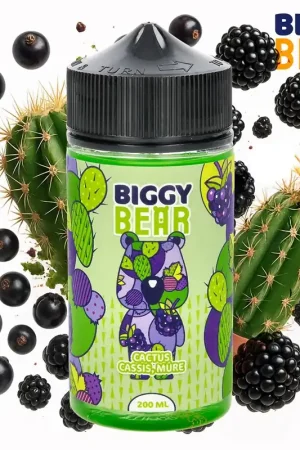 Promotion Saisonnière E-LIQUIDE BIGGY BEAR CACTUS CASSIS MURE 200ML