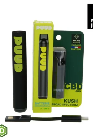 Retour Gratuit MARIE JEANNE PUUD KIT KUSH 500MG 600 PUFFS