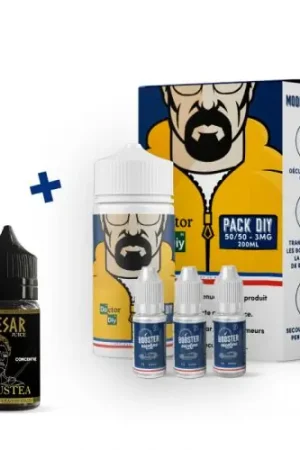 Pack DIY MUSTEA 230 ml 50/50 Commander Maintenant