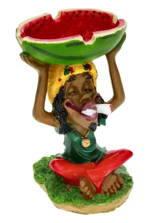 Dernier Modèle CENDRIER RESINE RAGGA RASTA LEAF WATERMELON