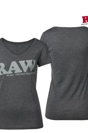 Certifié T-SHIRT RAW LOGO GIRL GREY