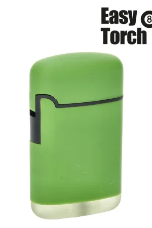 Haute Qualité BRIQUET EASY TORCH RUBBER LIGHT GREEN