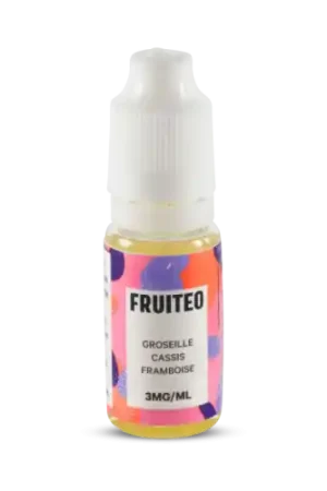 E Liquide GROSEILLE CASSIS FRAMBOISE 10 ml - Fruiteo Paiement Sécurisé