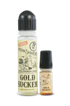 Produit De Marque E Liquide GOLD SUCKER 60 ml - Moonshiners