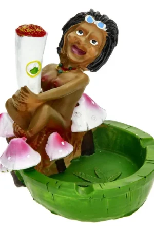 CENDRIER RESINE RAGGA LEAF RASTA JOINT AND MUSH 2 Jusqu’à Épuisement Des Stocks