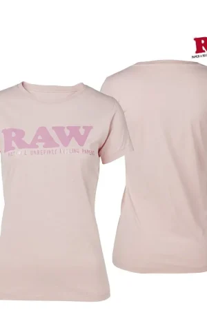 Satisfait Ou Remboursé T-SHIRT RAW GIRL PINK