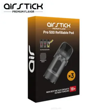 Pack 3 cartouches Airstick Pro 500 2ml Steam Crave Achetez Aujourd’hui