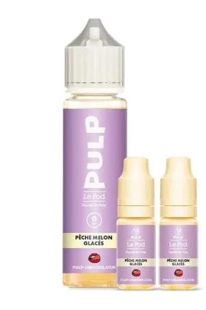 Bon Marché Pêche Melon Glacés 60 ml Le Pod Liquide - Pulp