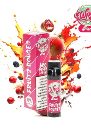 CARTOUCHE POUR WPUFF POD FRUITS ROUGES V2 Satisfait Ou Remboursé