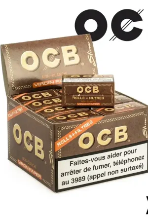 Livraison Express OCB VIRGIN ROLLS + TIPS X16