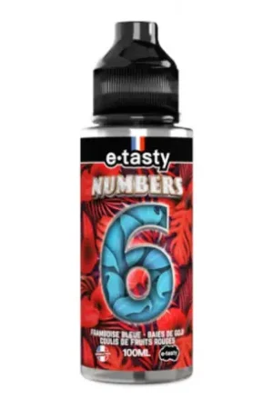 6 Numbers E.Tasty 100ml Meilleure Vente