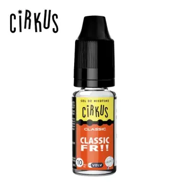 Vente Flash Classique FR Sel de Nicotine 10ml Cirkus