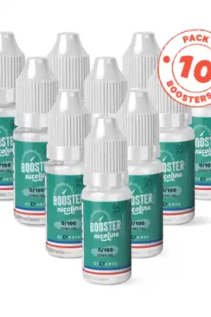 Vente Directe Pack de 10 Boosters de Nicotine 0/100 - Cigusto
