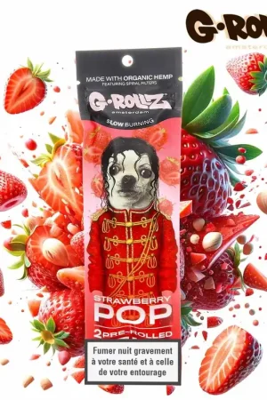 BLUNT CHANVRE G-ROLLZ AMSTERDAM STRAWBERRY POP PAR 2 Pas Cher