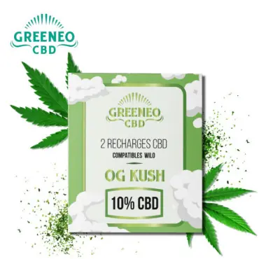 Prix Promo Pack 2 Cartouches OG Kush Wilo x Greeneo