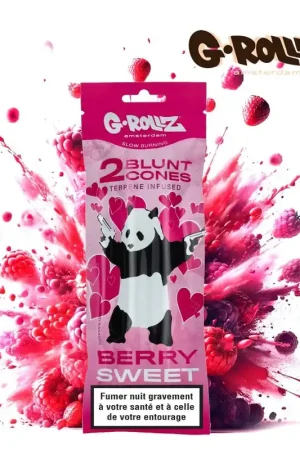 Expédié Aujourd’hui BLUNT CHANVRE G-ROLLZ BANKSY TERPENES BERRY SWEET PAR 2