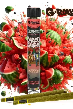 Promotion Saisonnière BLUNT PREROULE G ROLLZ CHEECH AND CHONG TERPENES WATERMELON SUNRISE PAR 2