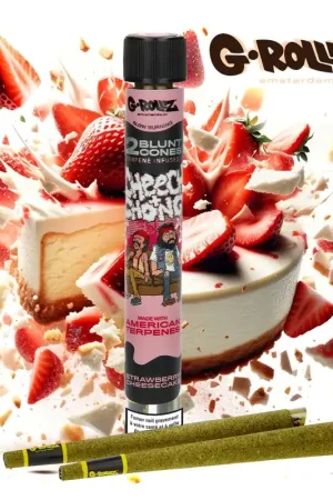 BLUNT PREROULE G ROLLZ CHEECH AND CHONG TERPENES STRAWBERRY CHEESECAKE PAR 2 Soldes